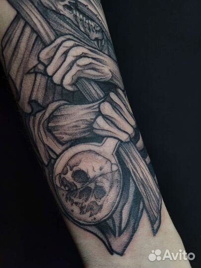 Качественная художественная татуировка