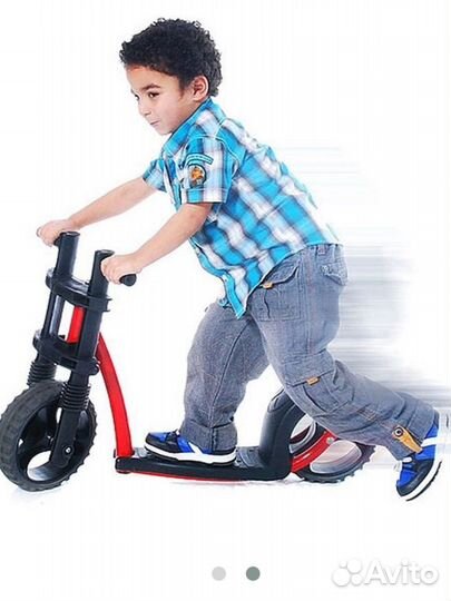 Двухколесный самокат Kicker Red Y-Bike