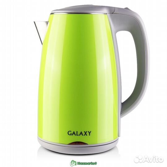Чайник электрический Galaxy GL 0307, 1.7 л, зелены