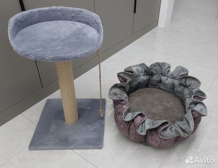 Когтеточка с лежанкой