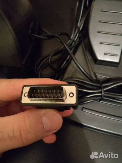 Игровой руль с педалями для пк