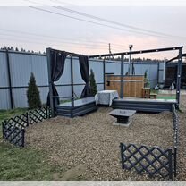 Пространство релакса на природе в банном чане, Ашукино
