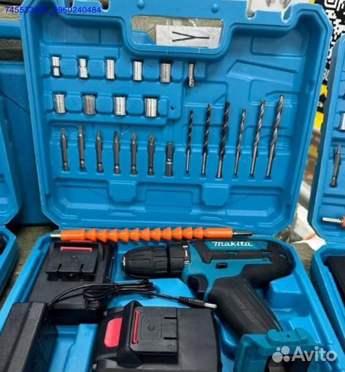 Шуруповерт makita 48V + 2 АКБ. Новые