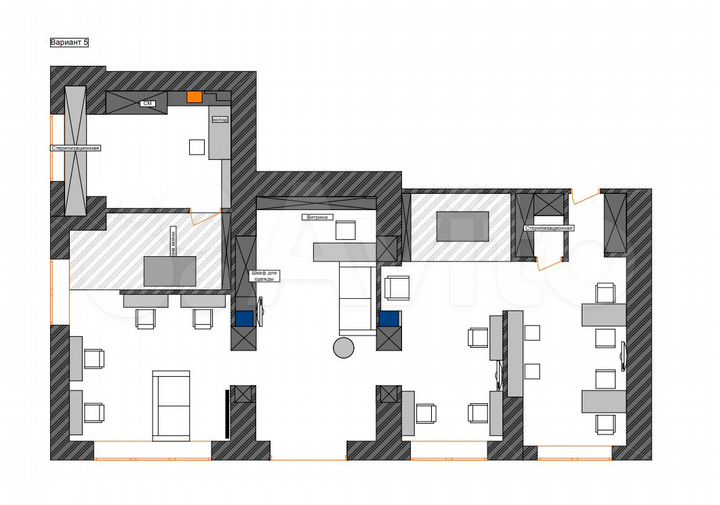 Салон красоты, 112.7 м²