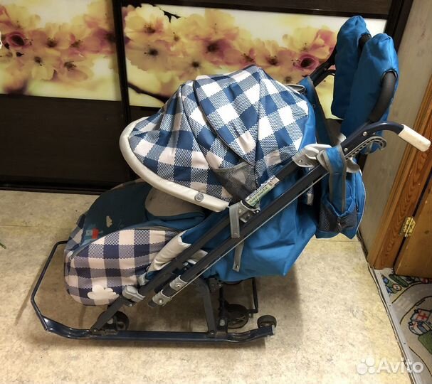 Детские санки коляска бу