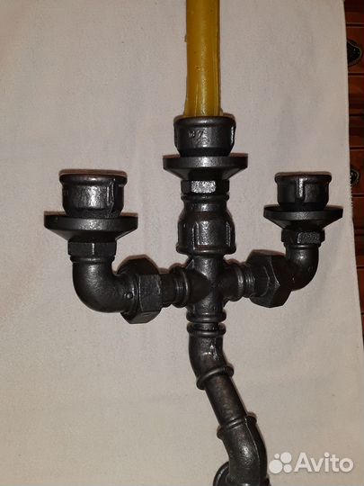 Подсвечник. Лофт дизайн