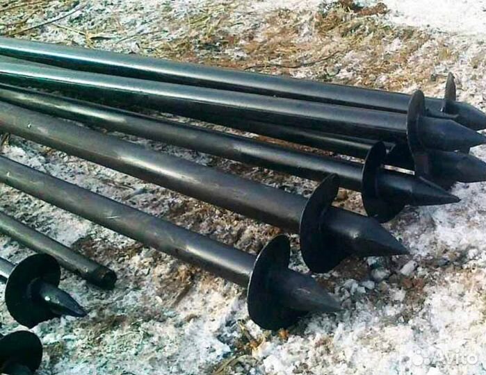 Винтовые сваи, фундамент