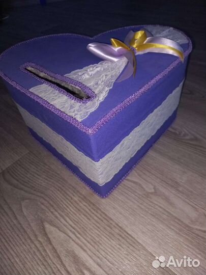 Свадебная коробка для открыток