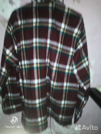Теплая рубашка мужская. Новая 50-52