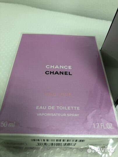 Chanel chance eau vive оригинал новые