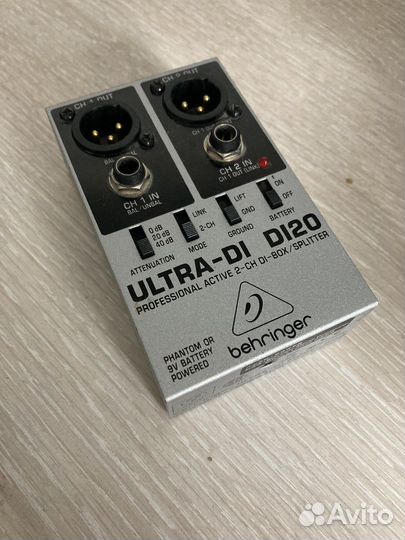 Директбокс Behringer DI20 Ultra-DI