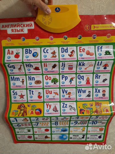 Говорящий плакат (английский алфавит)