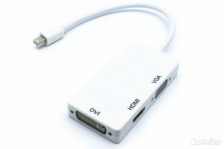 Переходник Mini DisplayPort (DP) на DVI /hdmi /VGA