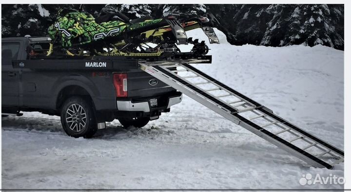 Снегоходная площадка на пикап