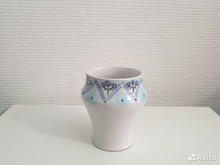 Ваза, карандашница керамическая