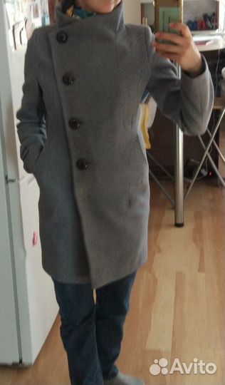 Пальто шерстянное