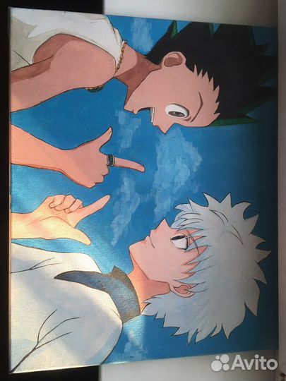 Аниме hunter x hunter. персонажи Гон и Киллуа