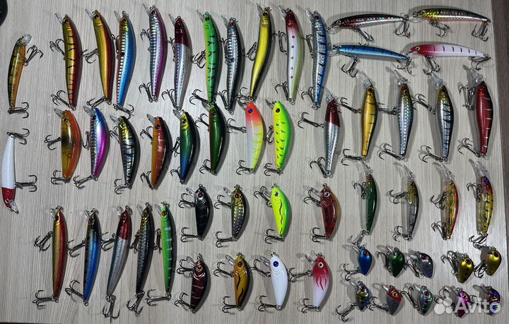 Набор воблеров 56 шт