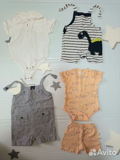 Вещи пакетом для мальчикана лето размер 74