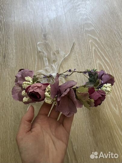 Венок из цветов на голову