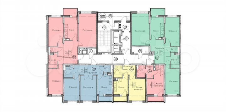 3-к. квартира, 86 м², 4/10 эт.