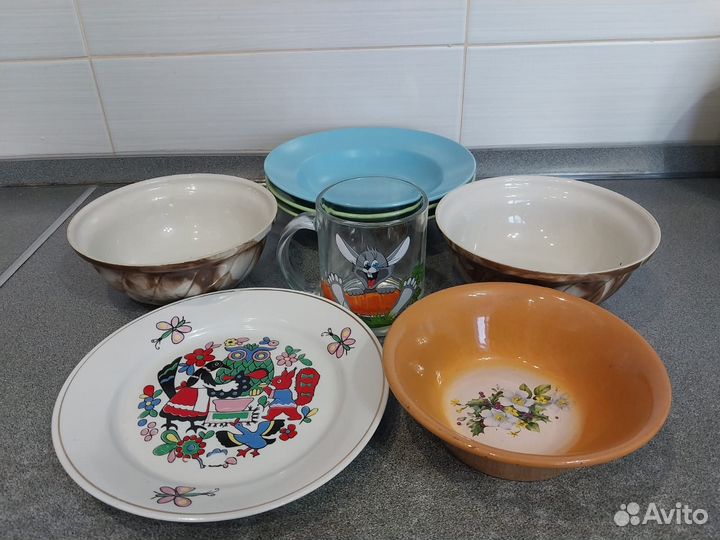 Посуда Тарелки Салатники Блюдца и др