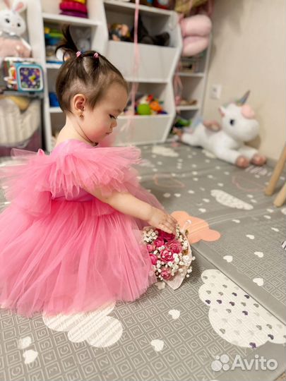 Нарядное платье для девочки 80 размер