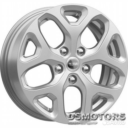 Диски кс869 6.5/16 4x100 ET50 d60.1 сильвер