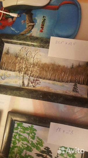 Панно из камня