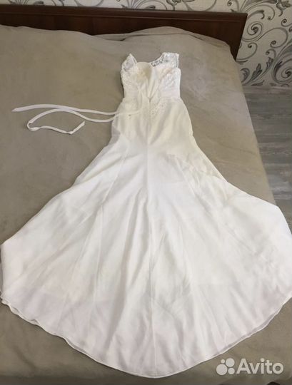 Свадебное платье рыбка