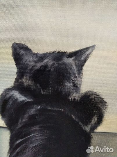 Картина Беседа Маргариты с Котом