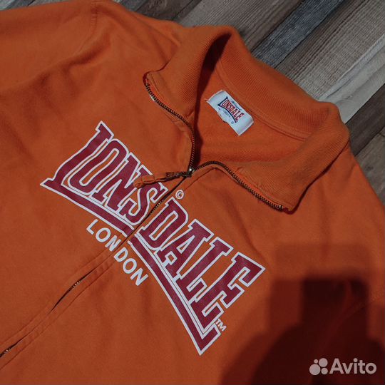 Олимпийка lonsdale big logo vintage оверсайз