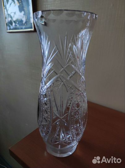 Хрустальная ваза чехия