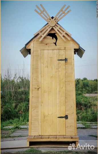 Уличный туалет домик с установкой хэх 190