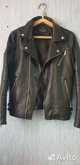 Кожаная куртка мужская s 46 размер