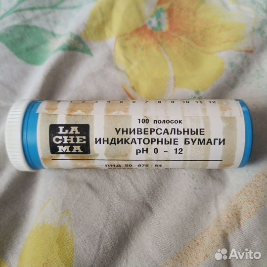 Тест полоски для воды PH