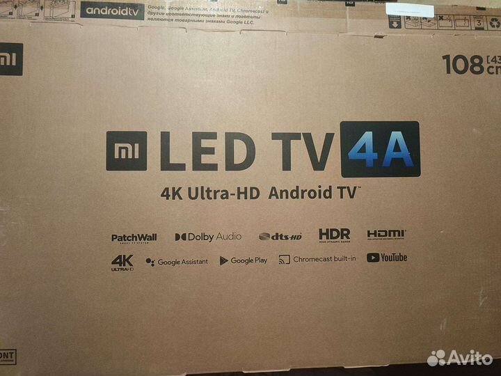 Телевизор xiaomi 4K Ultra HD