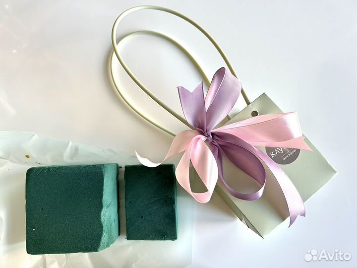 Корзинка для цветов флористическая губка бу