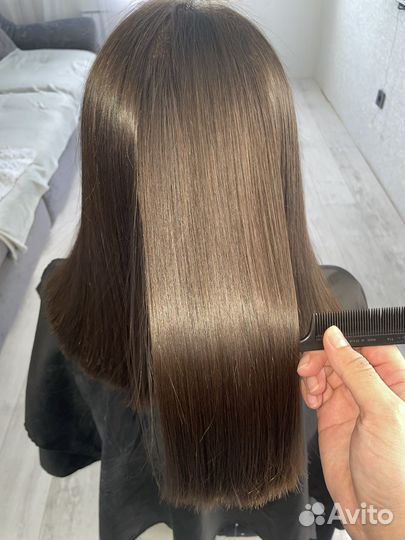 Модель на кератиновое выпрямление