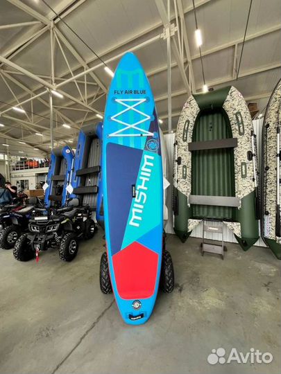 SUP (сап) Доска mishimo FLY AIR blue 10,8’ (330см)