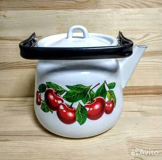 Чайник 3,5 литра. Эмалированный