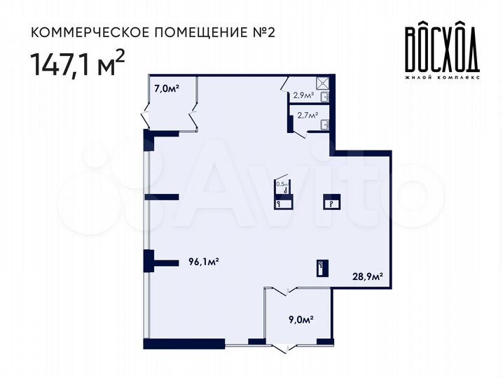 Свободного назначения, 147.1 м²