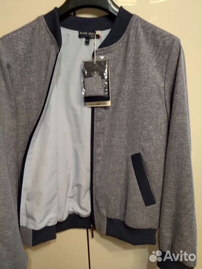 Бомбер silver spoon 152 с хлопковой подкладкой
