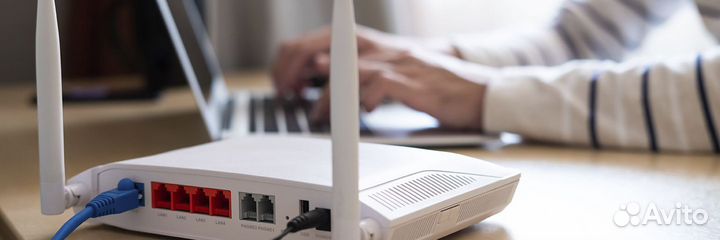 Настройка роутера Wi-Fi, интернет, видеонаблюдение