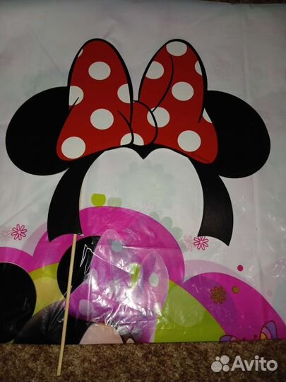 Атрибутика для праздника в стиле Мини Маус
