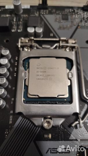 Комплект: i5 8400 + asus b360 + ddr4 16gb