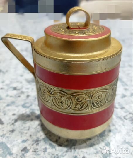 Кружка металл эмаль винтаж
