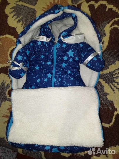 Конверт на выписку зимний