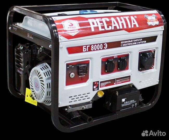 Электрогенератор бг 8000 Э Ресанта
