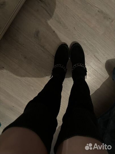 Меховые ботинки massimo santini